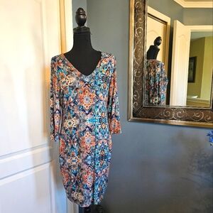 Karen Kane pattern print dress